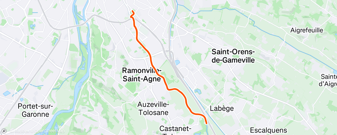 Map of the activity, Footing dont 4x10' au seuil r=4'