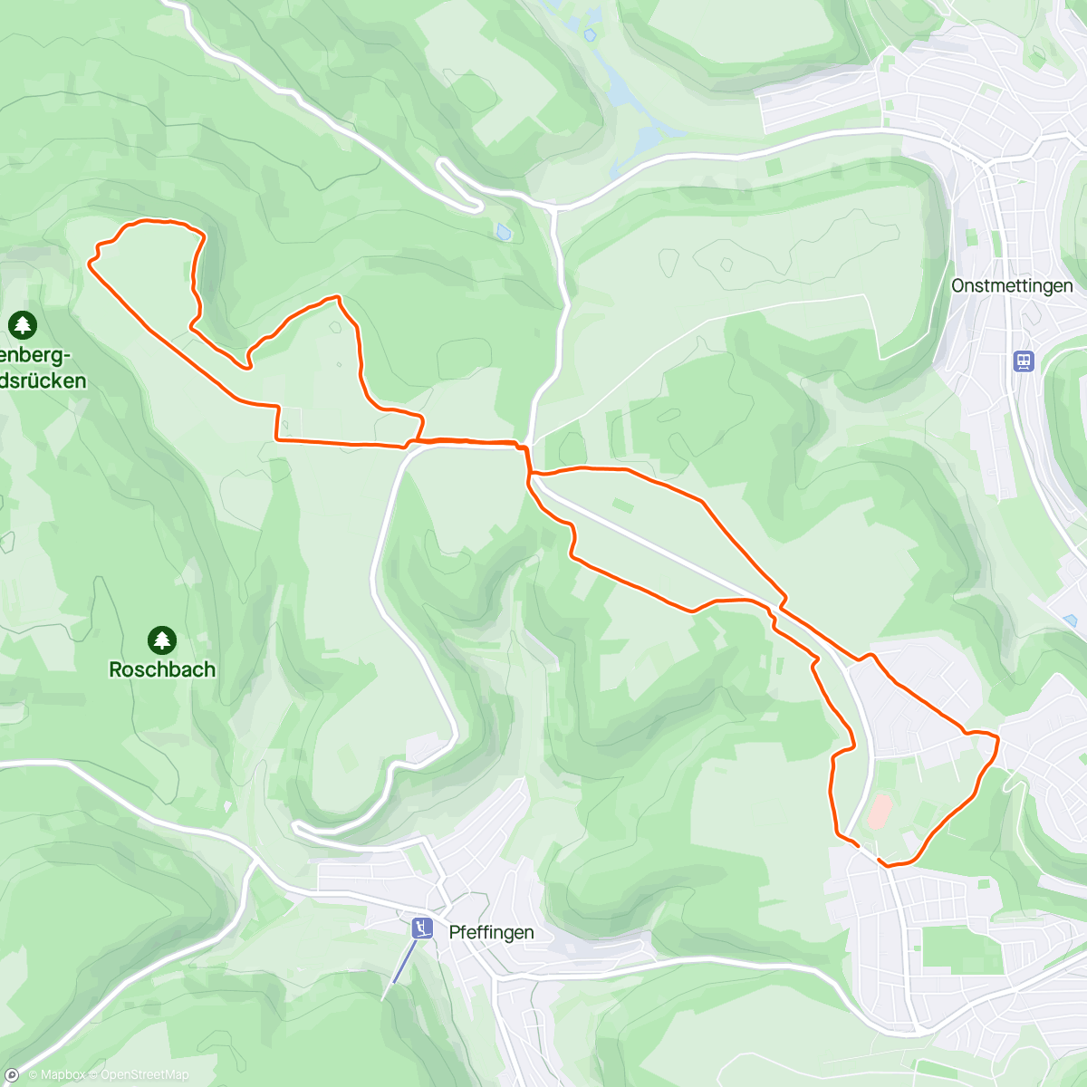 Map of the activity, Freitagsrunde 🏃‍♀️🏃‍♂️🏃‍♂️