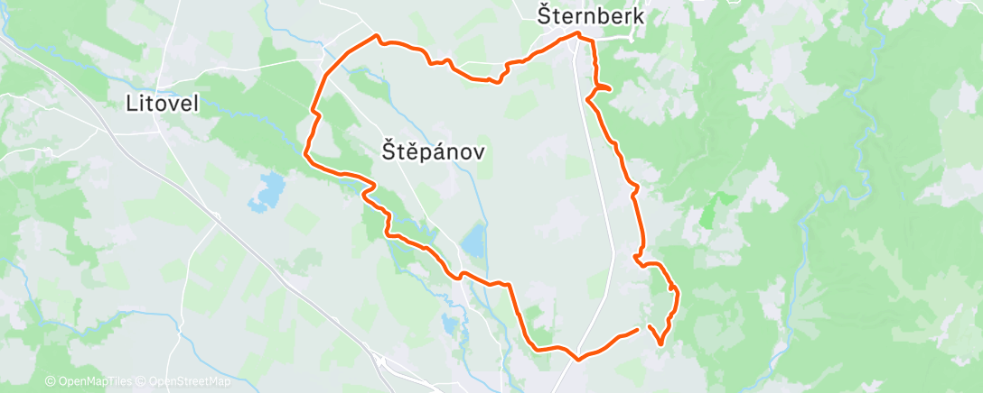 Карта физической активности (Lunch Ride)