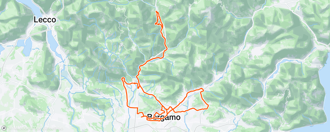 Map of the activity, Giro mattutino