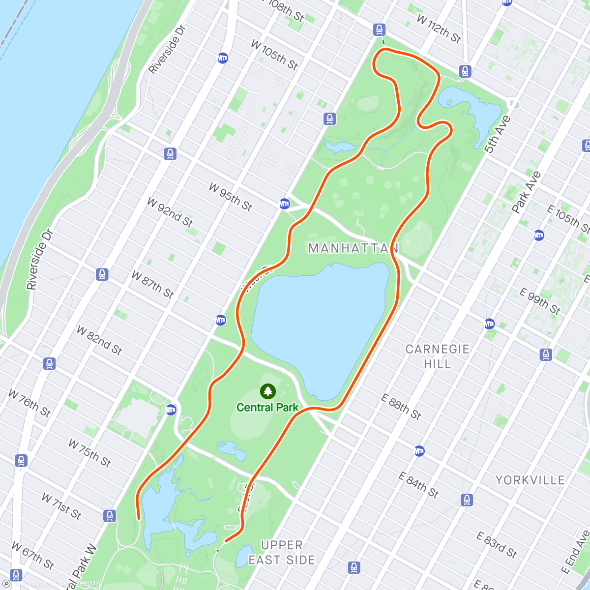 Map of the activity, Zwift - 03. Rainbow Pyramid in New York