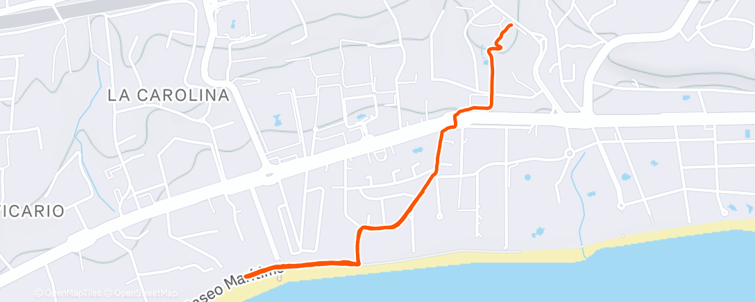 Mapa de la actividad, Afternoon Gravel Ride