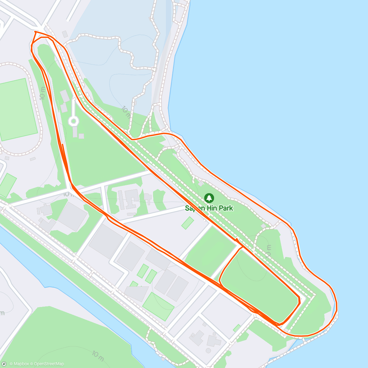 アクティビティ「Morning Run」の地図