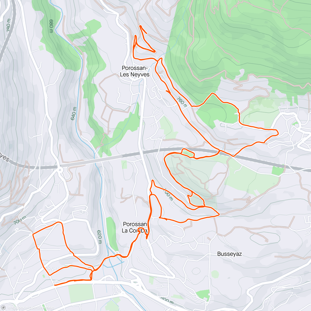 Map of the activity, In giro per sentieri…
