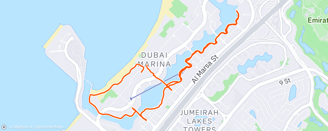 Map of the activity, Acclimatiser 🔥