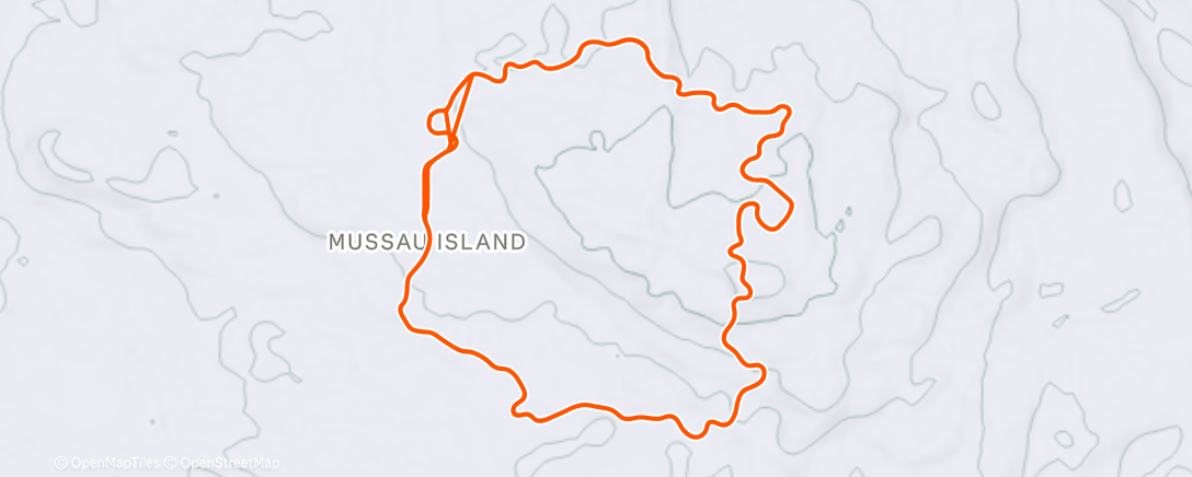 Map of the activity, TrainingPeaks Virtual - Workout: Recovery Ride (90 mins)