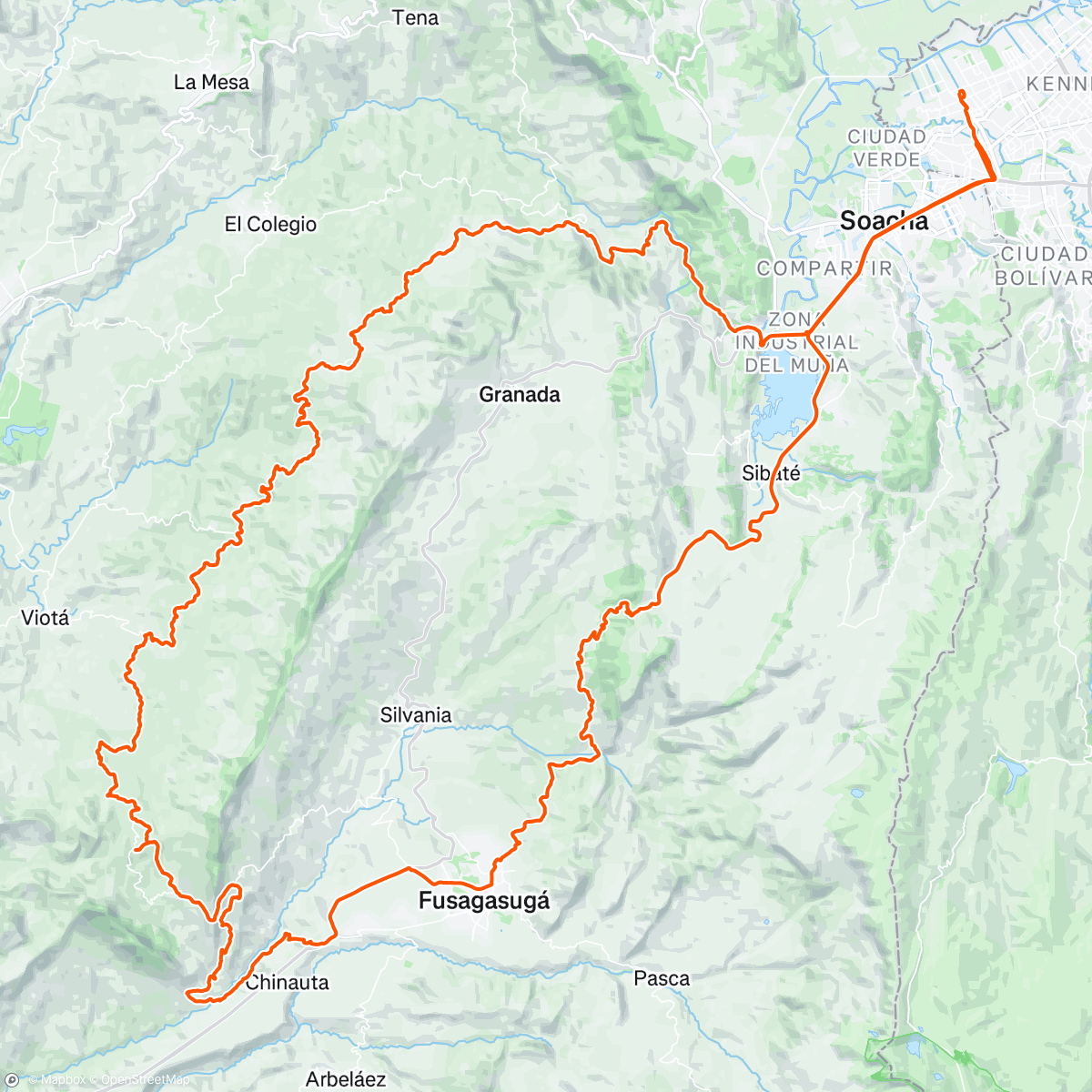 Map of the activity, Ruta Fin De Año Con el Team ⚡️🤓🔝