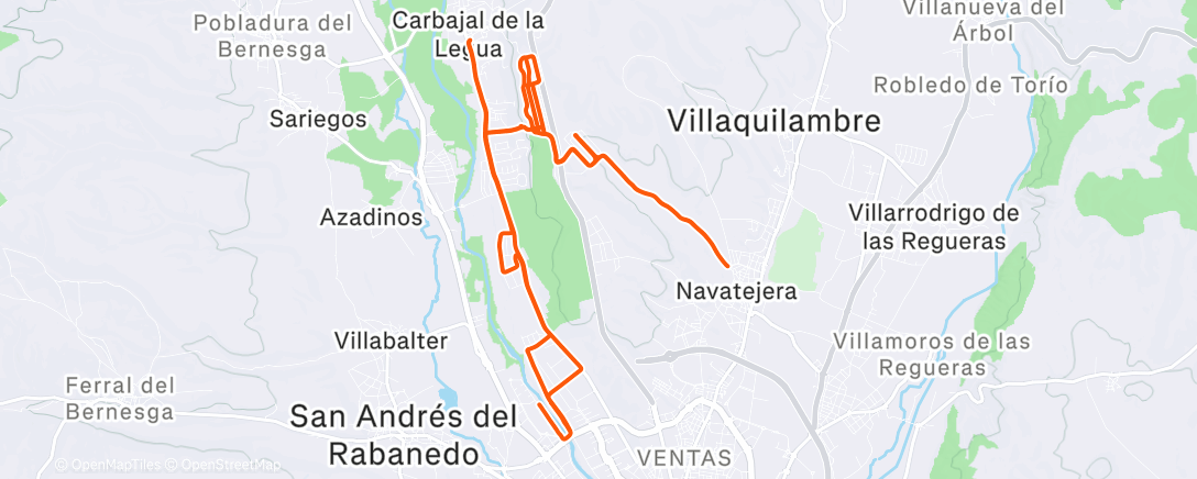 Map of the activity, Morning Ride