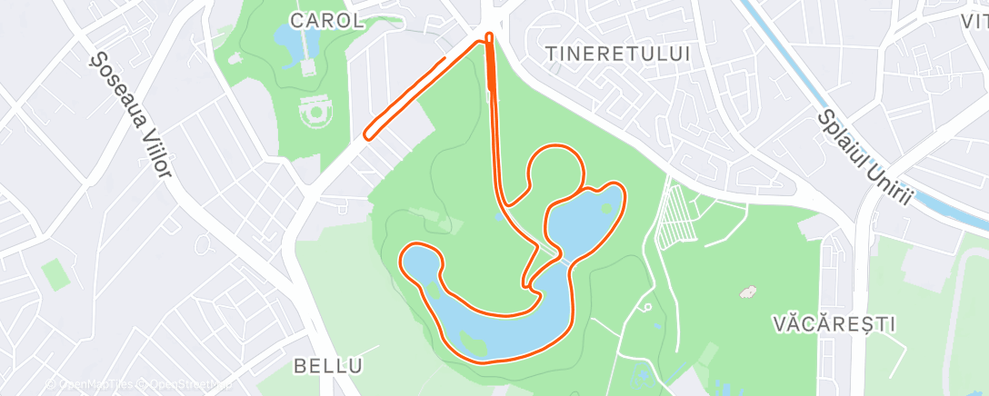 Map of the activity, 321sport 👣 7K - Manufaktura 🤸 Tineretului 11 Years Urban Cheers Run 🫧