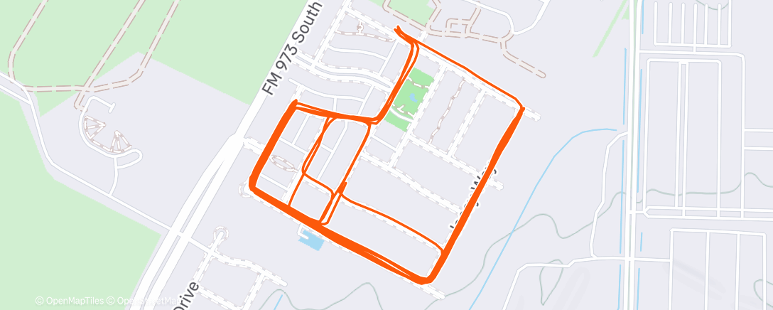 Map of the activity, PM T