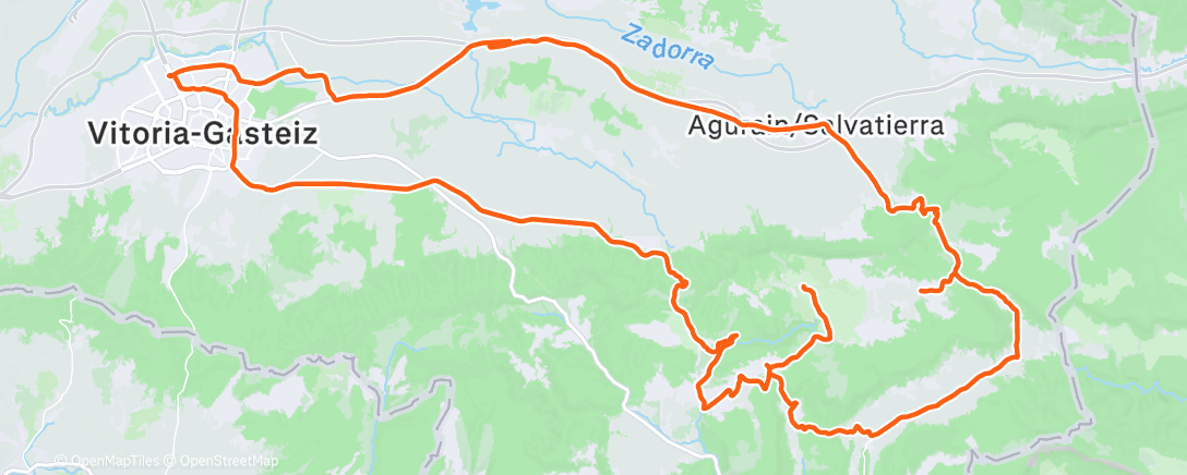 Map of the activity, Araba Herriz Herri Gasteiztik #16 Iturrieta 🏠13 herri 📈%79,40 beteta #AHHG #arababizi