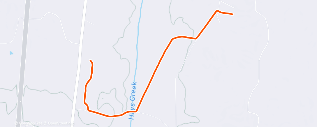 Map of the activity, Christmas Day Walk 🎁👟