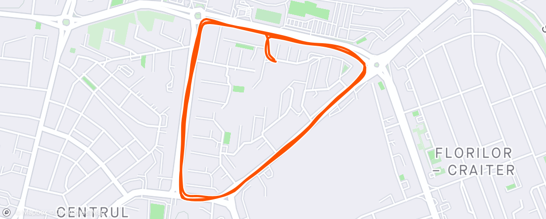 Map of the activity, Z2 Run