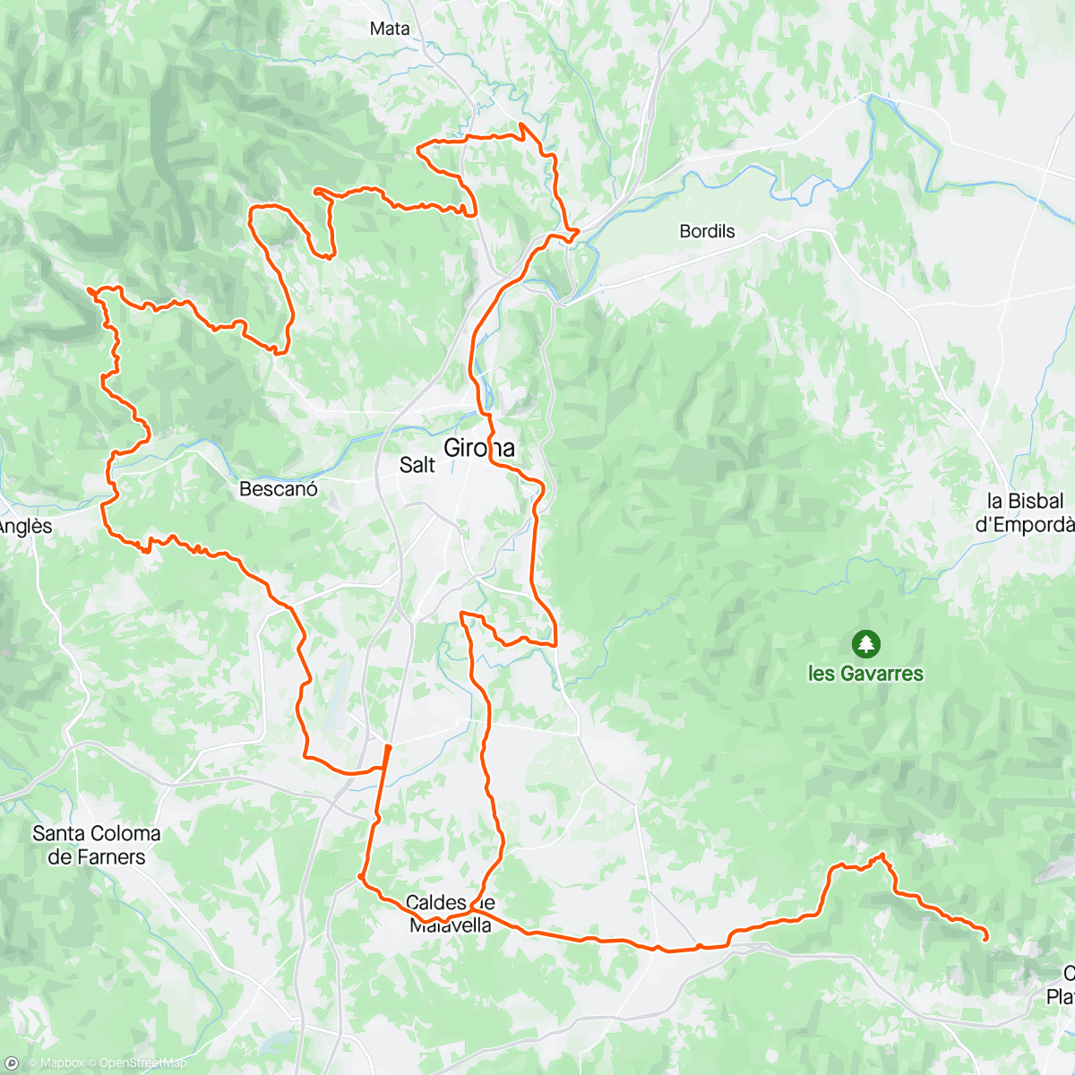 Map of the activity, Bike Holiday ☀️☀️☀️ La Mota - Les Serres
