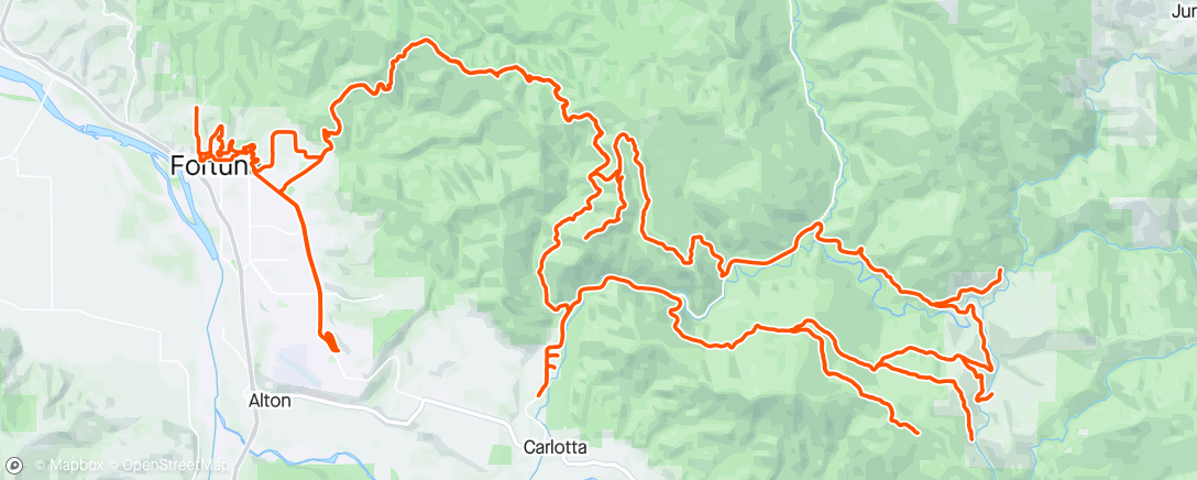Map of the activity, Mtb With Crazy Casey!😎🤙