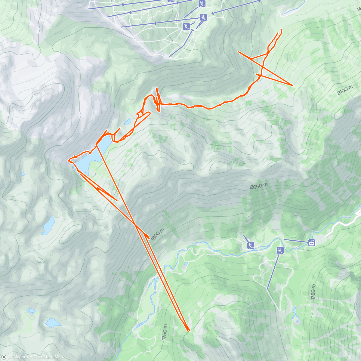 Map of the activity, Petite balade très matinale