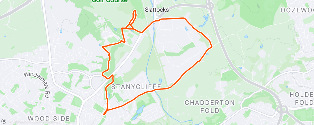 Map of the activity, SATURDAY TROT STEADY 🏋️‍♀️🏃‍♂️🏋️‍♀️🏃‍♂️
