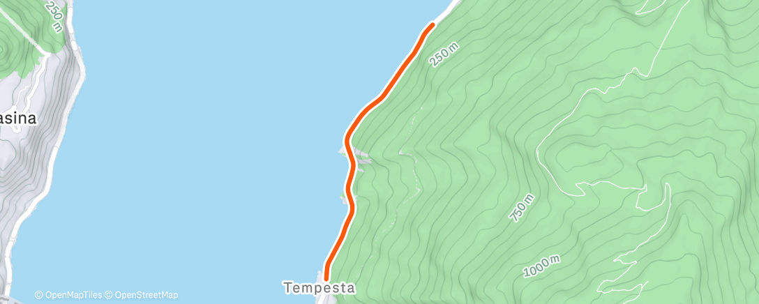 Map of the activity, ROUVY - 7 Minute Cool-down