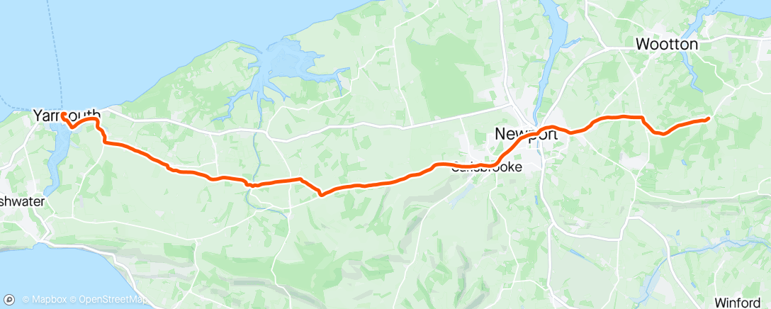 Mapa da atividade, Making tracks from Yarmouth