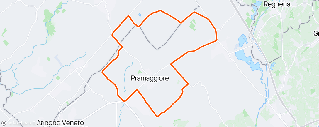 Map of the activity, Pramaggiore