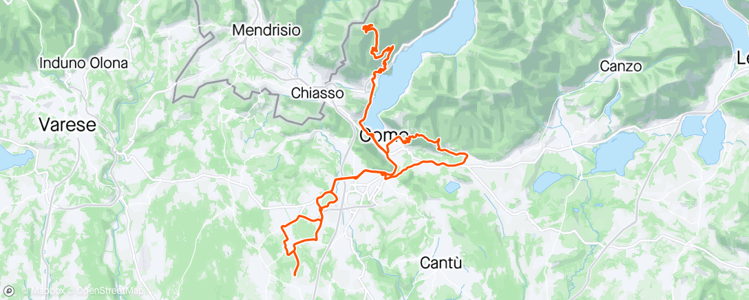 Map of the activity, BISBINO CIVIGLIO (daCOMO)