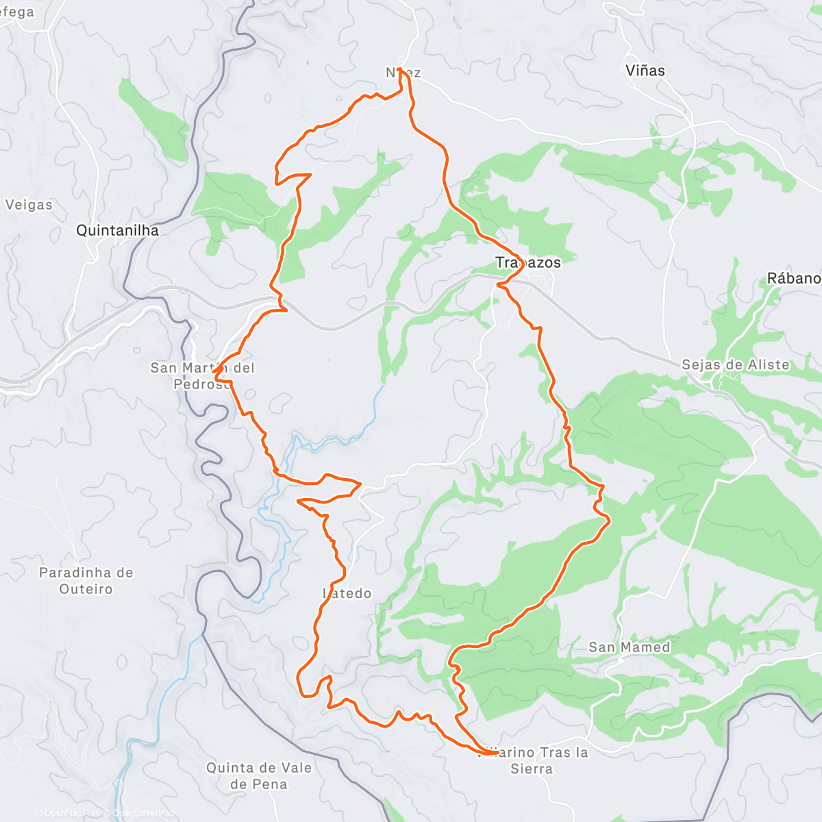 Map of the activity, Hasta Latedo