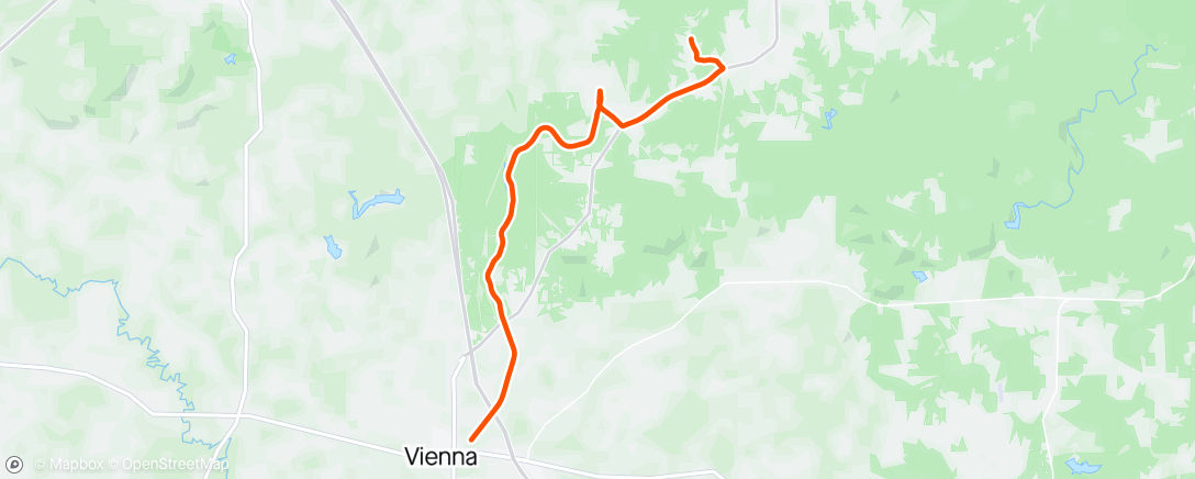 Map of the activity, Rail trail