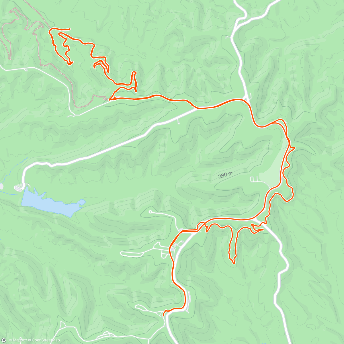 Map of the activity, AHo Rawn and Maria shred Brow Cow