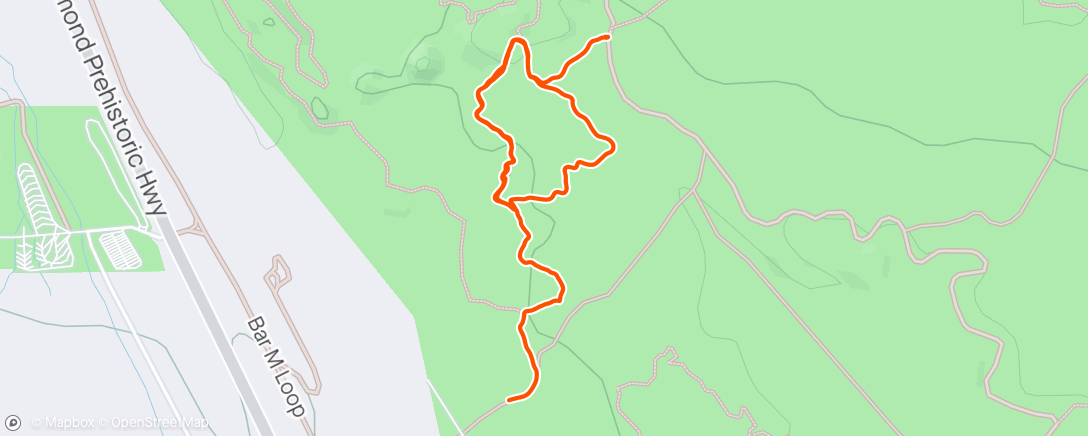 Map of the activity, m bar strava screw up