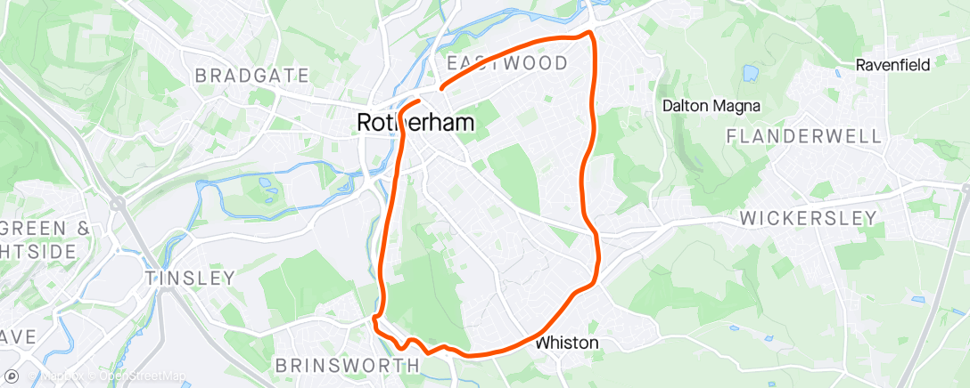 Map of the activity, Positive run 
Enjoyed the Sunny weather ☀️☀️