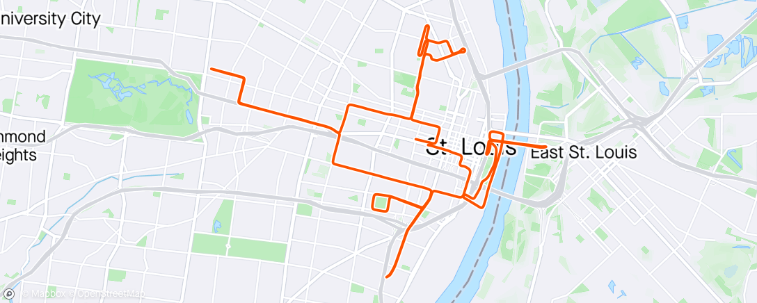 Map of the activity, Official time 3:44:27