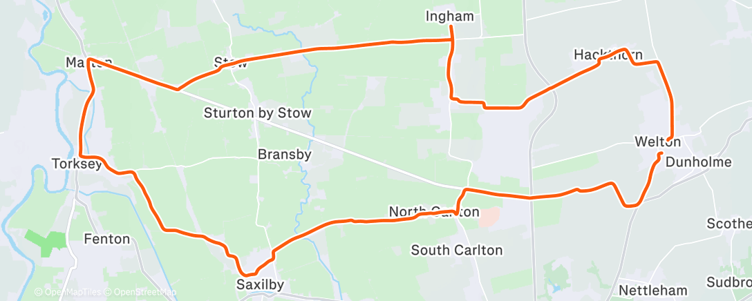 Карта физической активности (Coffee ride to Mark & Lisa’s)