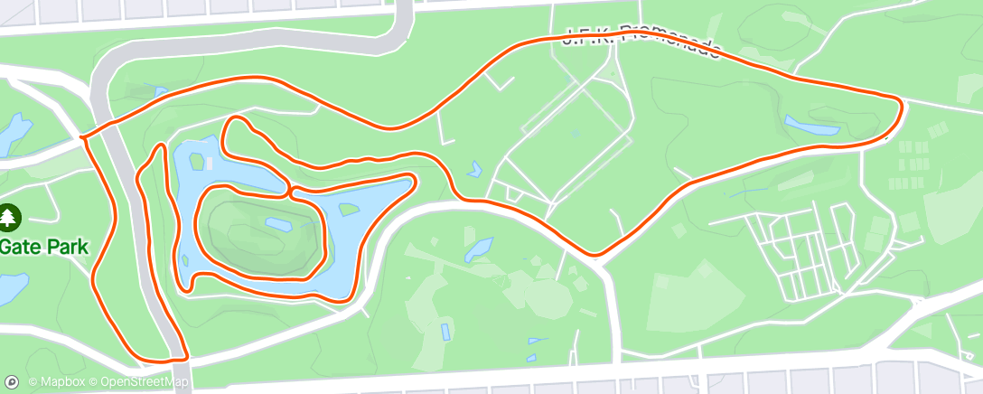 Map of the activity, Running is Hard