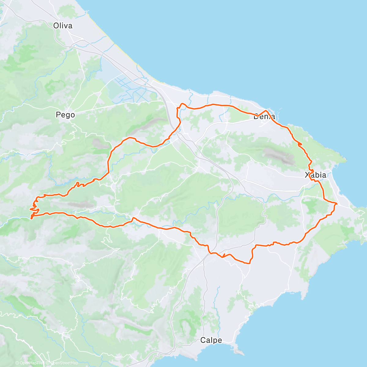 Mapa de la actividad (One climb a day keeps the doctor away…)