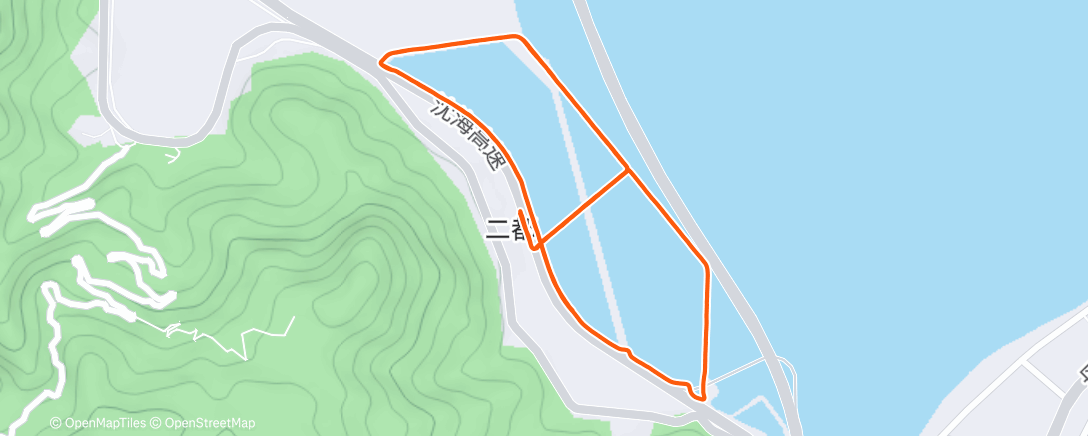 Карта физической активности (Ningde - Morning Run)