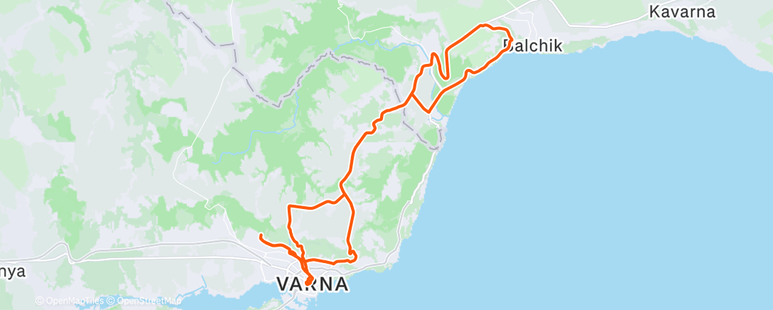 Mappa dell'attività Неделно с КК ОДЕСОС