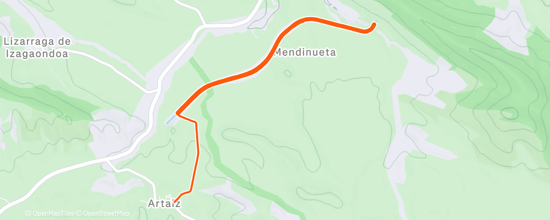 Map of the activity, 5x8'/2' rec