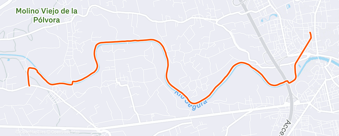 Карта физической активности (Murcia Rio walk)