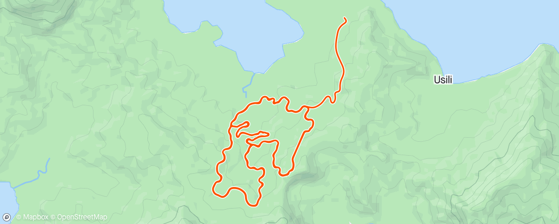 Mapa de la actividad, Zwift - Group Ride: Standard | Stage 2 | Tour of Watopia Ride on Serpentine 8 in Watopia