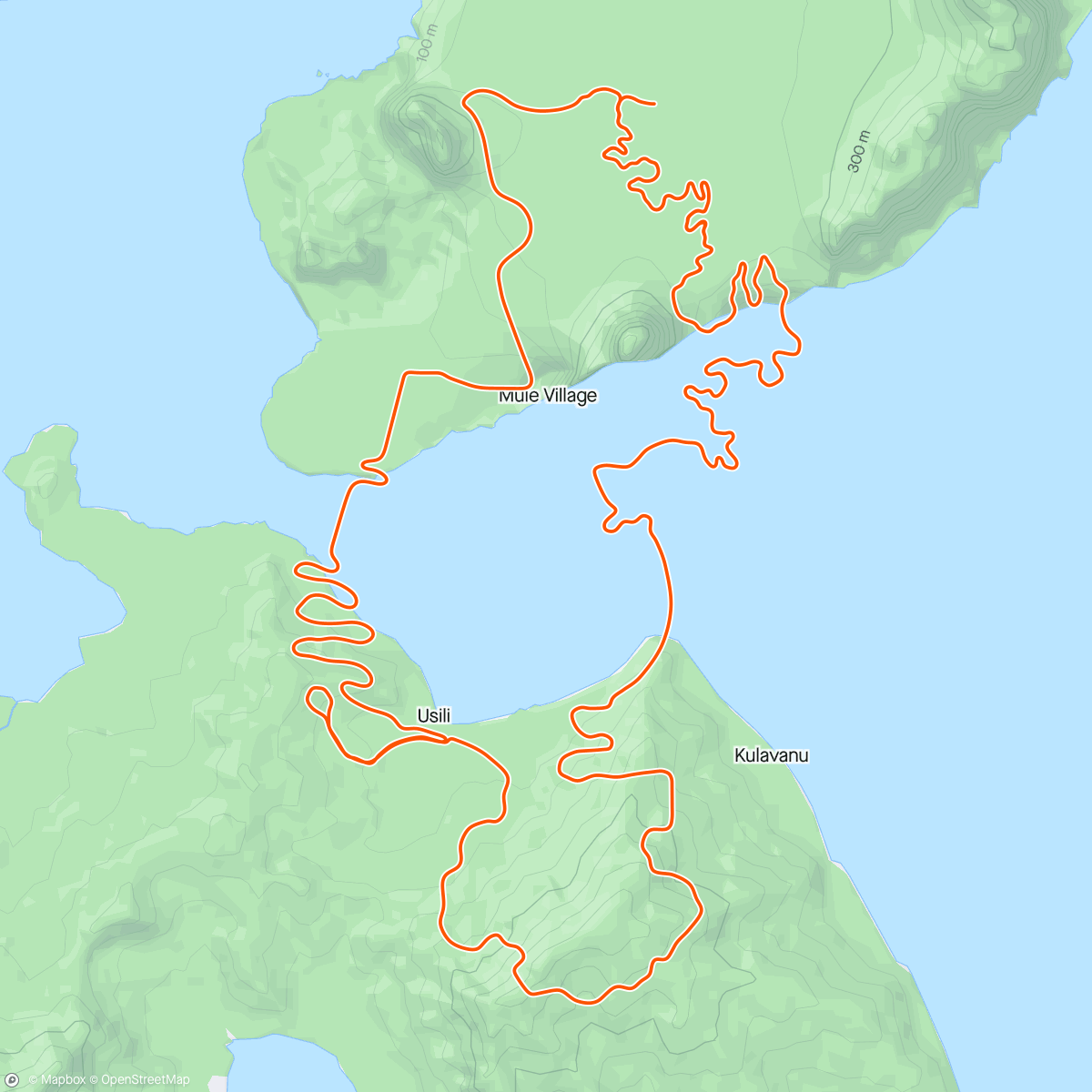 Mappa dell'attività Zwift - Muir And The Mountain in Watopia