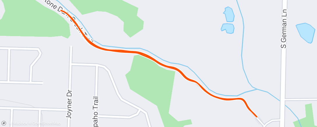 Map of the activity, Warmup