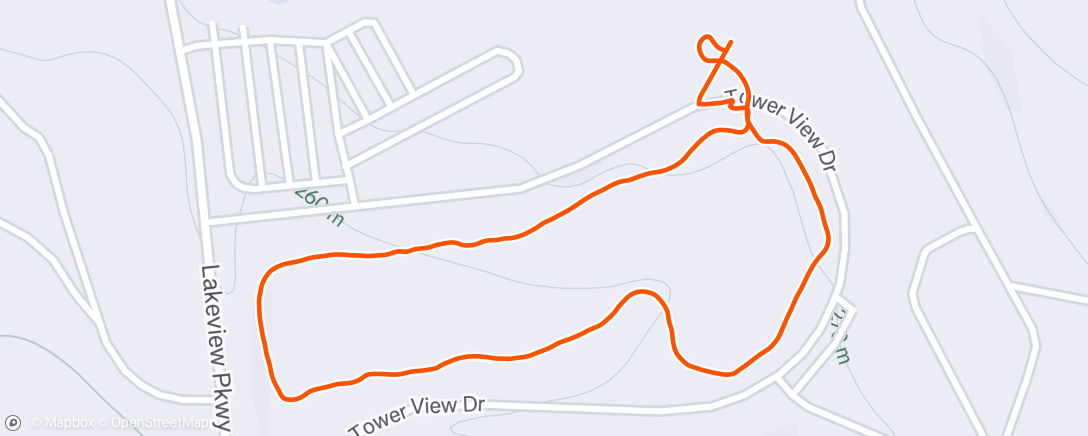 Map of the activity, Lunch Walk