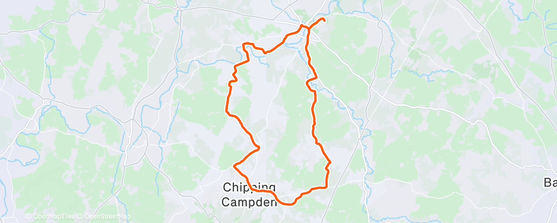 Peta aktivitas, Morning Ride