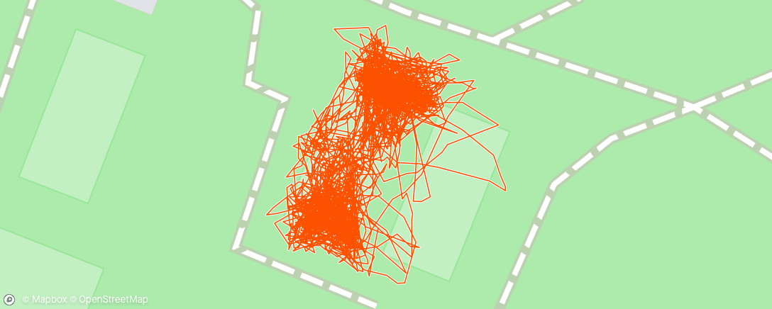 Map of the activity, Morning Tennis