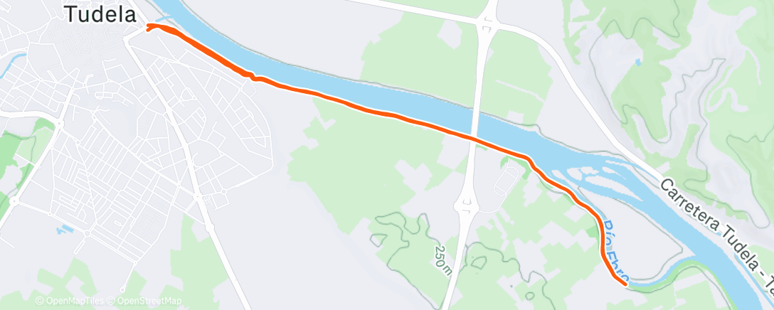 Карта физической активности (Carrera de mañana)