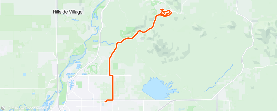 Map of the activity, Afternoon Ride with Kay