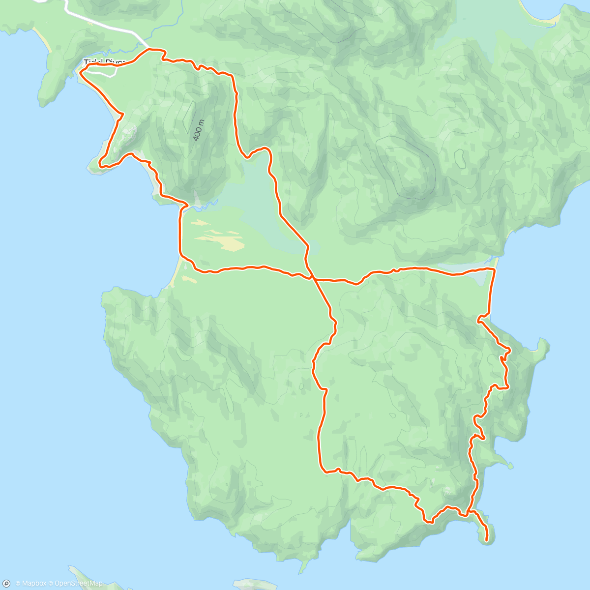 Mapa da atividade, Prom 47 Trail Run -surprisingly vast array of pain and 4 seasons