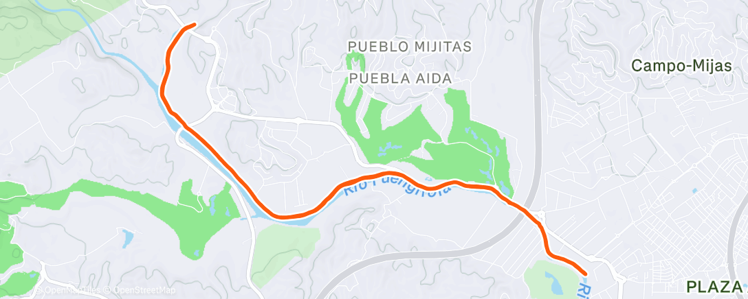 Map of the activity, Legs coming back to life on the run, after yesterday's snowy mountain fun! 😀