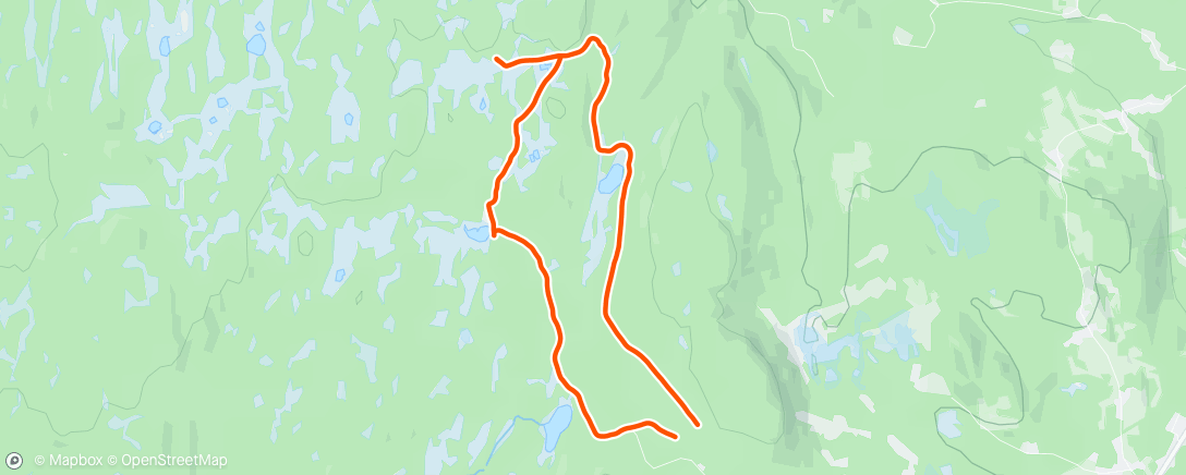Map of the activity, Rørmyra