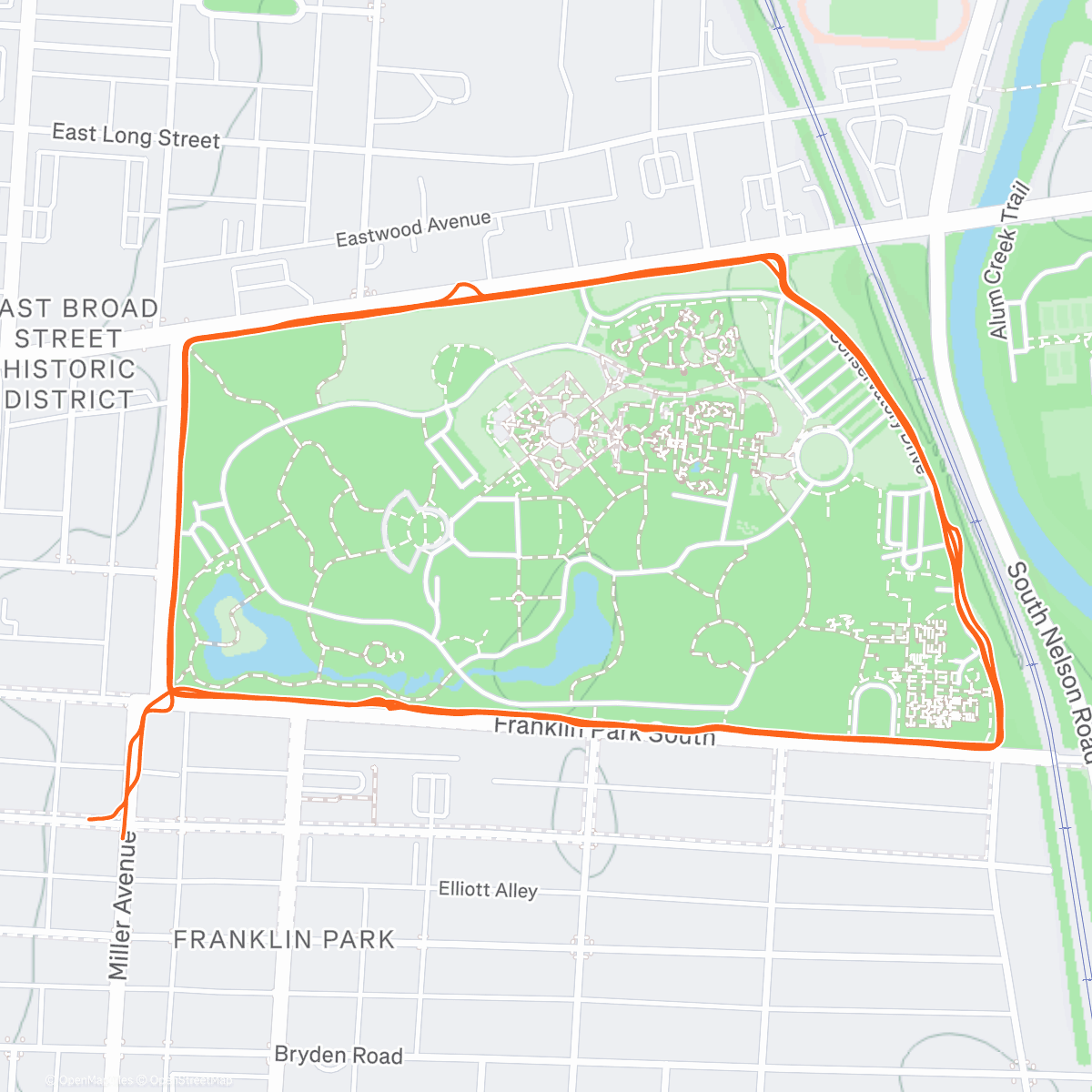 Map of the activity, Day 356 - 1st RUN